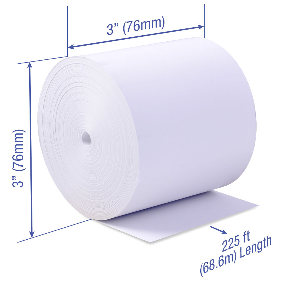 1 Ply Bond 3 x 225 ft CORELESS Bright White 32 rolls